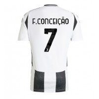 Camiseta Juventus Francisco Conceicao #7 Primera Equipación Replica 2024-25 mangas cortas